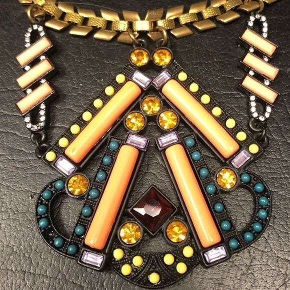 Lulu Frost x J Crew Journey Statement Necklace NEW - Picture 3 of 4